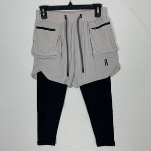 ASRV 2-in-1 Liner Legging Shorts Men's XS